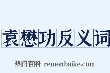 袁懋功反义词是什么意思的图片